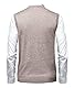 Herothorn Herren Diamant West Dick Strickweste Business Ärmellose Pullunder Wollweste Argyle Lässig V-Ausschnitt Pulloverwestee Gestrickt Pullover für Männer