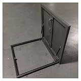 Dachentlüftungs-Ablauffalle, Multi-Spezifikationen, Gusseisen-Zugangsabdeckung für Decken- und Dachinspektion, Kühler (50 x 50 cm)