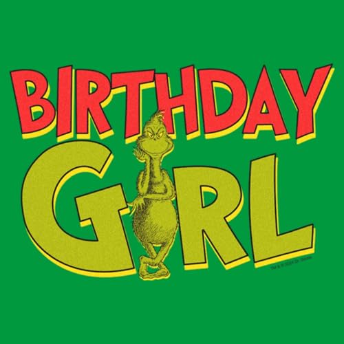 Junior's The Grinch Grinch Birthday Girl T-Shirt2