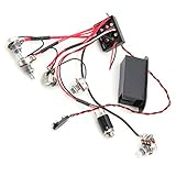 Basses : +/-12 dB à 85 Hz EQ 3 bandes Active Equalizer Micro circuit 1 volume + 3 potentiomètres de tonalité pour guitare basse