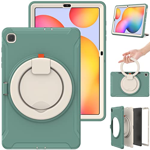 Coque Galaxy Tab S6 Lite antichoc avec poignée rotative et protection écran intégrée