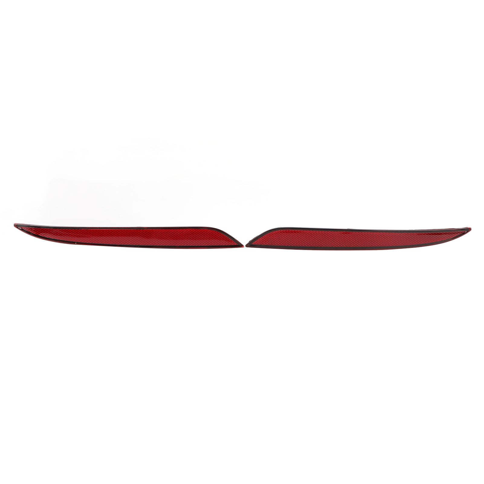 KIMISS Remplacement du Pare-Chocs Arrière, Lentille Rouge pour 2017-2023, Réflecteur de Pare-Chocs Arrière avec Numéro D'OE 1077406-00 - F (à Gauche) et 1077407-00 - F (à Droite)