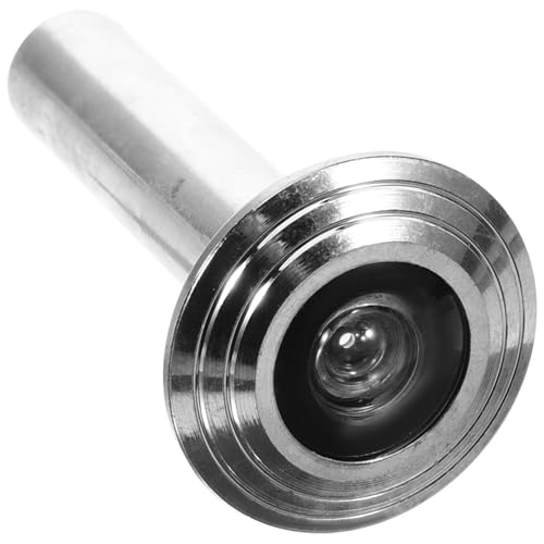 Artibetter Mirilla de Puerta Metal Seguridad 15mm Ojo de Gato Resist. al Fuego Longitud Ajustable 5.5-7.3cm Sin Cubierta miniatura 1