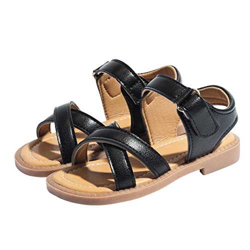 Toddler White Dress Shoes Soft Sole Sandals Beach Outdoor Flat Casual Sandals Light Up Shoes for Toddler Girls2