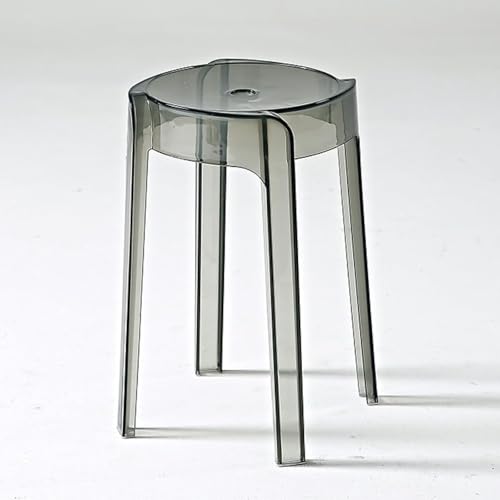 Tabouret de douche acrylique stable, siège de bain empilable et imperméable