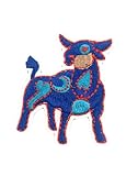 Ysmzzmsy 1 PCS （2.16x1.65 inch） Taurus Badge Emblem Embroidered Sew On Patches (Taurus)