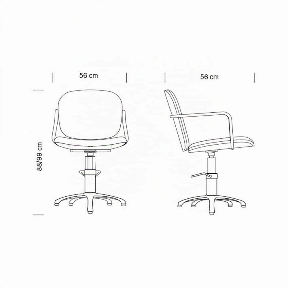 Arredo Negozio Parrucchiere con 3 Postazioni con Specchi e Poltrone