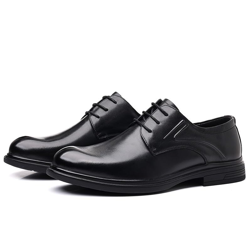 Men's Dress Shoes Non Slip Casual Business Work Formal Oxfords Shoes Classic Lace Up Tuxedo Derby Shoes for Men