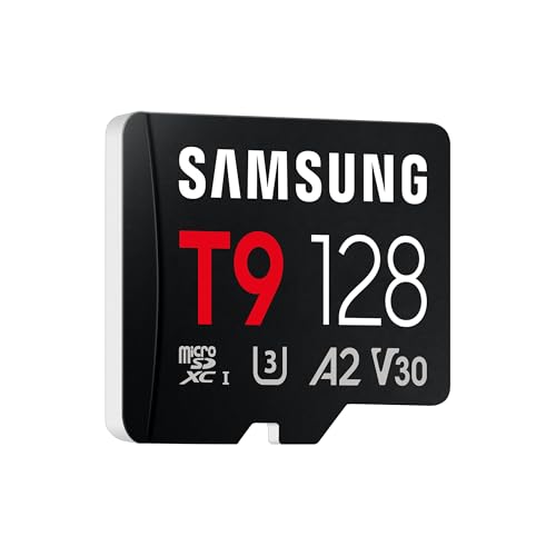 Image of Samsung microSDXC T9 128GB, Transfer Speeds Up to 200MB /s | microSD made for Avid Gamers & Professional Creators (MB-MH128T /AM)