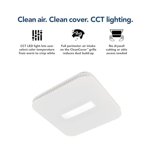 Broan-Nutone AER80CCTK Cleancover Bath Fan, 80 Cfm thumb #4