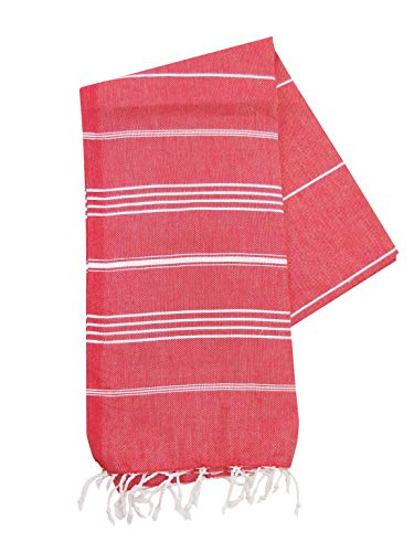 The One Towelling Hamamdoek 100 x 180 cm - Sultan - Rot