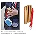 UNbit Clapper,Percussion Instrument,1 Pair Chinese Kuaiban Clapper Bamboo Castanets Traditional Allegro Instrument Hand Percussion Instrument for Festival Performance Prop Rattles