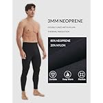 Lemorecn Wetsuit Pants Men 3mm and Wetsuit Pants Men 2mm /1.5 mm Neoprene Swim Pants for Swimming Canoeing Snorkeling Scuba Kayaking Diving - Image 2