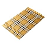 Plateaux de dîner décoratifs à carreaux noirs blancs et dorés avec...