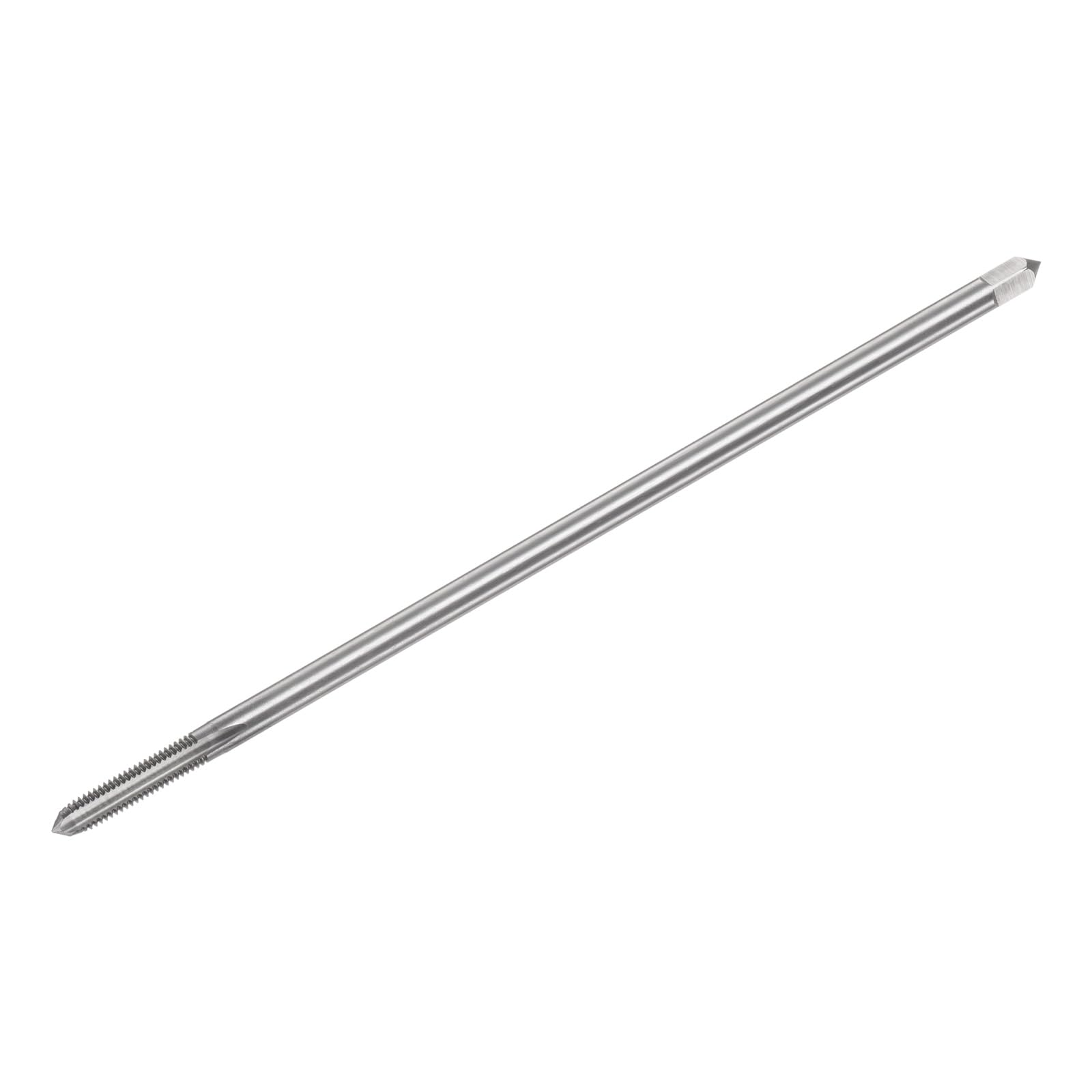 uxcell Metric Thread Tap M6 x 1 H2 200mm Extra Long Straight Flute Screw Thread Milling Machine Taps Threading Tapping Repair Tool