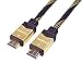 Produktbild PremiumCord Gold 4K High Speed HDMI + Ethernet Kabel 2 m, Kompatibel mit Video 4K 2160p, FULL HD 1080p, Deep Color, 3D, ARC, HDR, 10,2Gbps, vergoldete Anschlüsse, schwarz-gold