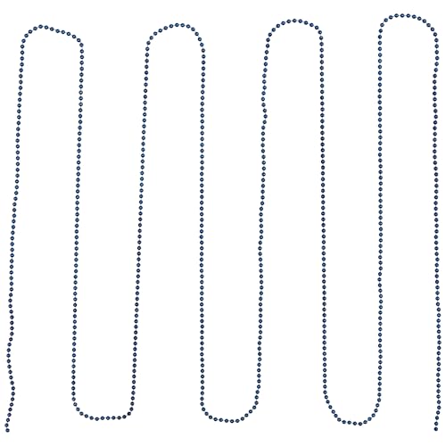 Shiny Beaded Christmas Garland -15' x .25