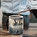 Morphing Mugs Hogwarts Legacy Official Artwork – Wizarding World of Harry Potter - One 11 oz Color Changing Ceramic Mug – Image Revealed When HOT Liquid Is Added!