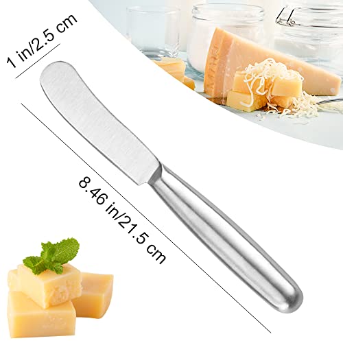 VANRA Butter Knife Set 4PCS Spreader Knife Set Stainless Steel Cheese Knives Set for Jams and Cream 8.4-inch - Image 3