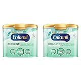 Enfamil Reguline Baby Formula, Milk-Based Infant Nutrition, Dual Prebiotics for Soft, Comfortable Stools within 1 Week of Use, Omega-3 DHA for Immune Support, Reusable Powder Tub, 19.5 Oz​ (Pack of 2)