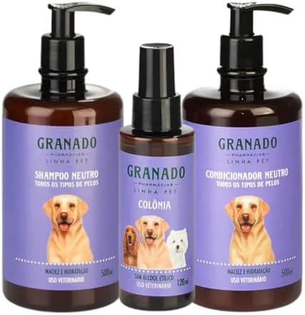 Kit Shampoo + Condicionador + Colônia Perfume Granado Neutro para...