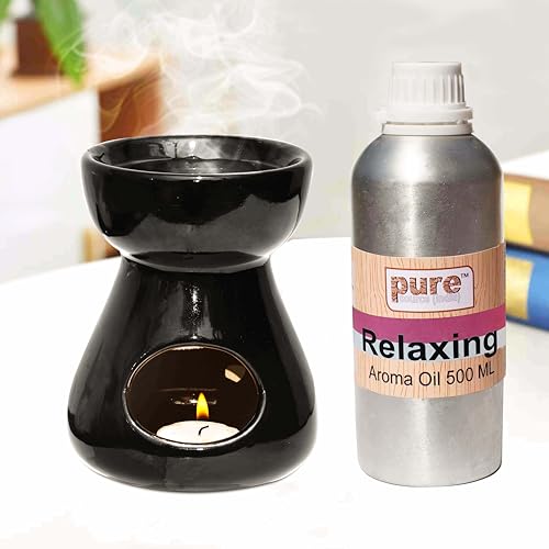 Pure Source India Relaxing Aroma Oil Undiluted 500 ML Pack Suitable for Aroma,Potpourri,Soap Making,Spa etc