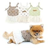 【Facile à porter et à nettoyer】 : les vêtements pour chiot sont sans manches et sont extensibles, ce qui est facile et pratique pour les chiens ou les chats à mettre et à enlever. Leur matériau est fin afin qu'ils puissent être faciles à nettoyer et à sécher.