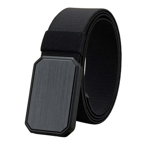 Outdoor Magnetic Buckle Canvas Elastic Waistband for Men Women Outdoor Leisure Sport Training Belt