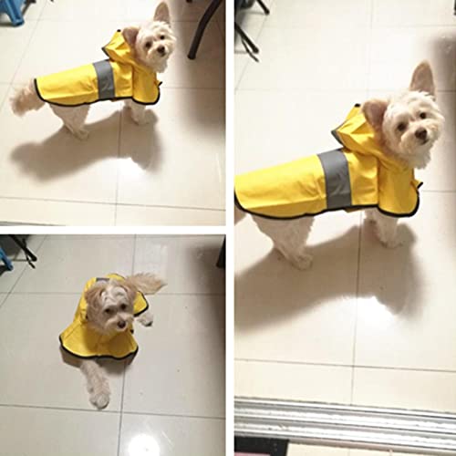 Jaqueta impermeável para cães roupas para cães capa de chuva impermeável para cães capa de chuva cap