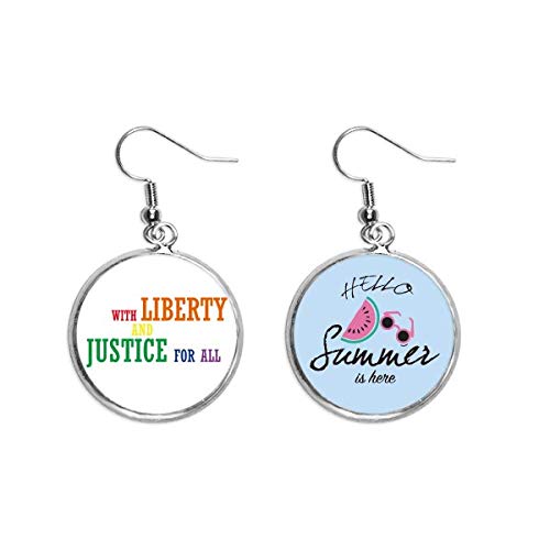 Pendientes de sandía LGBT para evitar orejas caídas en verano