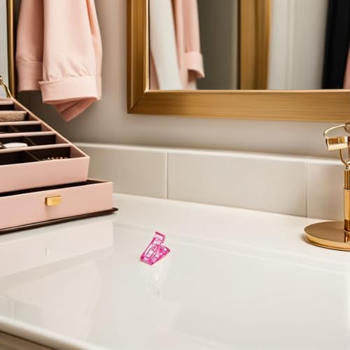 60 clips para uñas para modelado y extensión acrílica miniatura 5