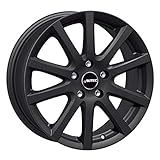 Passend für Audi A4 Q2 Q3 AUTEC Skandic Schwarz matt 6,5x16 ET33 5.00x112.00 Hub Bore 57.10 mm - Alu felgen
