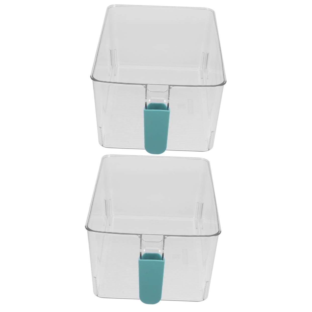 IMIKEYA 2pezzi Contenitore Per Alimenti Freschi Con Manici Organizer Per Frigorifero e Cucina Scatola Per Frutta e Verdura Capacità Facile Da Pulire e Compatta