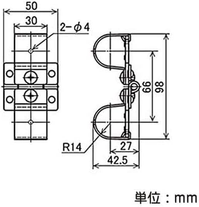 Yazaki Chemical EF-1254 S Φ28 Erector Hinge