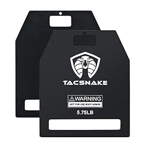 Tacsnake Weight Vest Plates 5.75 LB/ 8.75 LB/ 14.75 LB Pair for Weighted Vest, Strength Training, Running, Workout