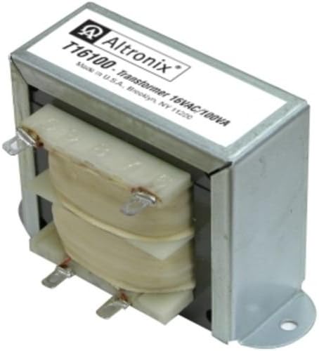 ALTRONIX T16100 Input 115VAC 50/60 HZ 1AMP, Open Frame, Output 16VAC/100VA (6.25A) Supply Current, Transformer