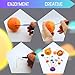 THINNGEN Solar System Model for Crafts, 54 Pack Solar System Project Kit Includes Polystyrene Foam Balls, Flags, Brushes, Sticks, Color Set, Mixing Tray, Stickers, Balloon for DIY Learn Planets