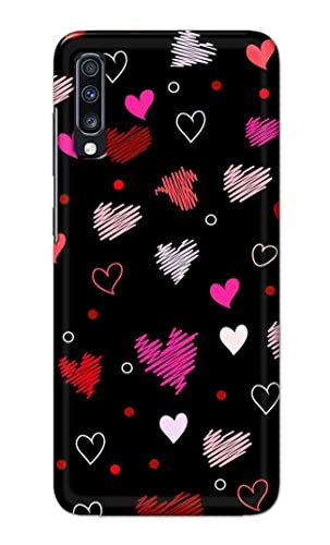 Image of PRINTFIDAA Vibrations of Love Hard Back Cover for Samsung Galaxy A70 / Samsung A70s, SM-A705FN / DS, SM-A705YN Back Cover -(P6) KAT1009