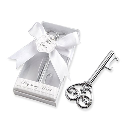 Kate Aspen Simply Elegant Bottle Opener, Key To My Heart