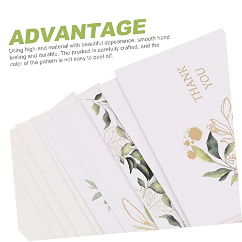 Tofficu 12 conjuntos de cartas de agradecimento cartões postais de ação de graças envelopes de sauda