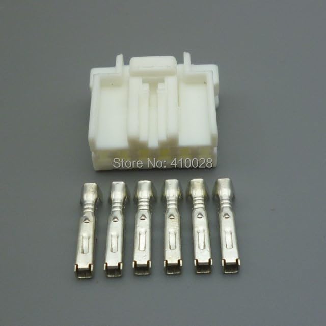 1.8mm 6 Pin Electric Motorcycle Plug Female Male Automotive Connector 174930-1 174923-1 - (Color Name: 30set Female)