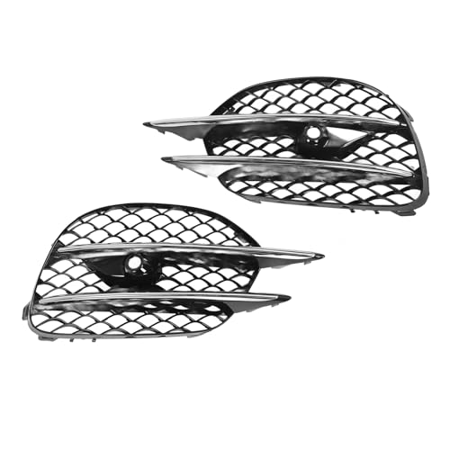 Grille antibrouillard Classe S W222 AMG Line 2018-2020 avec garniture chromée chic en ABS noir