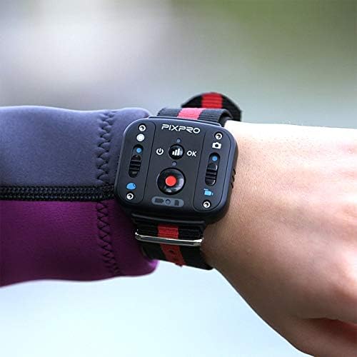 Kodak PIXPRO SP360 4K remote control worn on a wrist