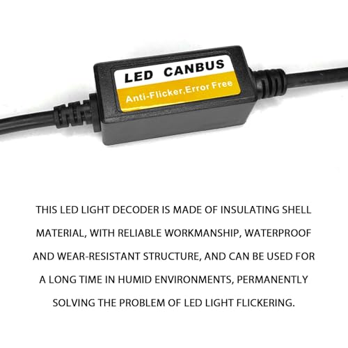 Kit 2PCS Decodificador LED 9006 Canbus Anti-flicker miniatura 2