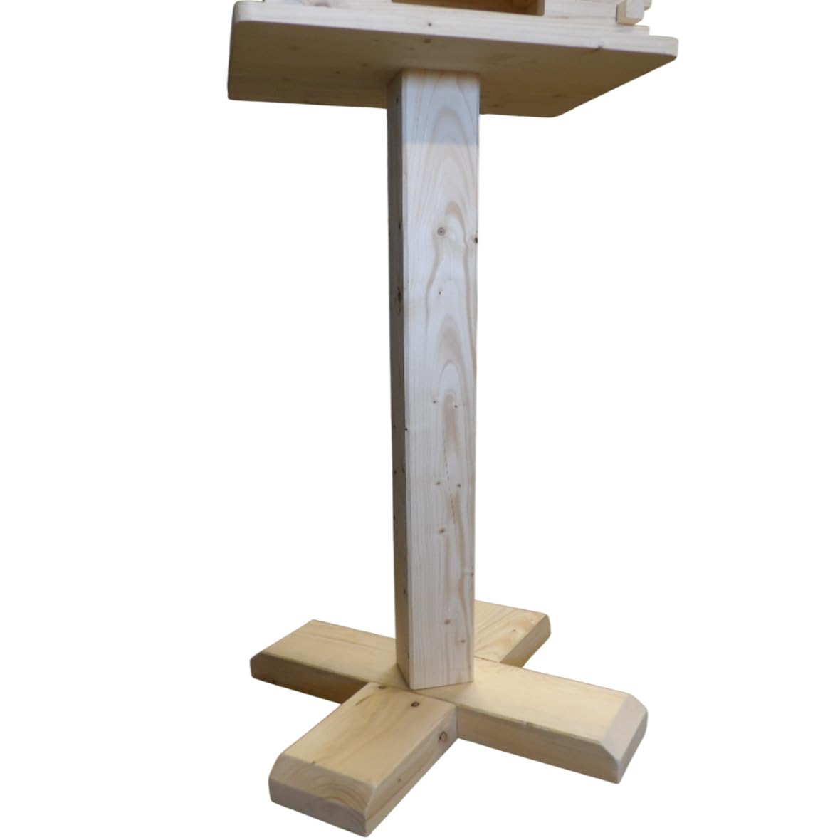 Vogelhausständer Massive Füße Manufaktur Martinshof Gesamthöhe: ca. 93 cm Stärke Pfosten: 8 cm Vogelhausständer Vogelhaus Vogelhäuser Vogelfutterhaus Vogelhäuschen Vogelhausständer,