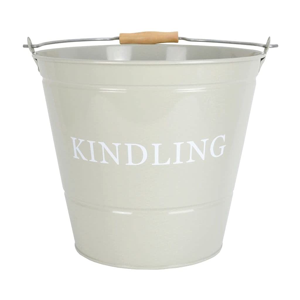 Manor Fireside Kindling Bucket - Cream