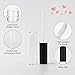 GTHER 10PCS 10ML Empty Lip Gloss Containers Tube with Wand, Refillable Lip Balm Bottles, Lipstick Sample Container and Funnel and Rubber Stoppers for Girls DIY Lip Samples, Black Top