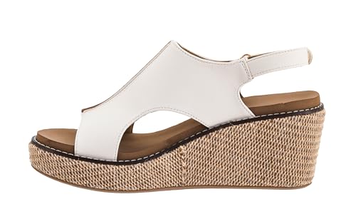 Image of Corkys Footwear Womens Carley Wedges, Featuring Corkys EVA Foam Cushioned Insoles, A 2.5 Inch Heel, Lightweight For All Day Wear, And Hook And Loop Closure