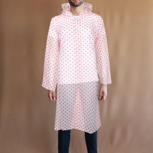 TENDYCOCO Rain Wear Waterproof Rain Coat Travel Rain Ponchos Rain Cape Portable Rain Ponchos Clear Poncho Portable - Image 3