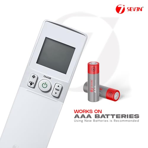 Image of 7SEVEN Compatible with Daikin AC Remote Control Model 169B Suitable for 1 1.5 2 Ton Split and Window Air Conditioner - Match Each Key by Key Exactly with Existing Remote Function